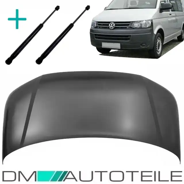Garantierte Lieferung Set Motorhaube + Gasdruckdämpfer passt für VW T5 / T6 ab 2009-2015