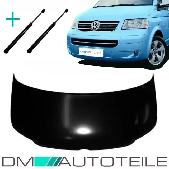 Knallerangebot SET VW T5 Multivan Transporter Motorhaube + Gasdruckdämpfer 03-09 alle Modelle