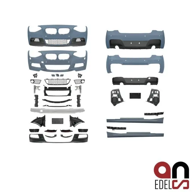 AN Sport-Performance Komplett Bodykit 3-Türer + 135i 140i Duplex Performance Diffusor passt für BMW 1er F21 ab 11-15 Angebot