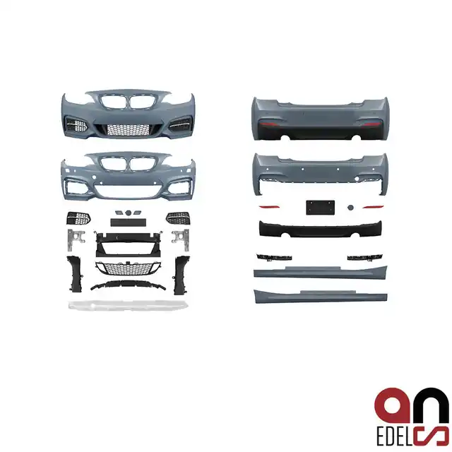 235i 240i Sport Full Bodykit Front + Rear + Side primed fits BMW 2-Series F22 F23 Series or M-Sport 235i Neue Kollektion