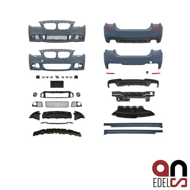 550i Umbau AN Bodykit Sport Stoßstange Vorne + hinten Performance +Seite passt für BMW 5er F10 Serie & M-Paket +ABE* Angebot