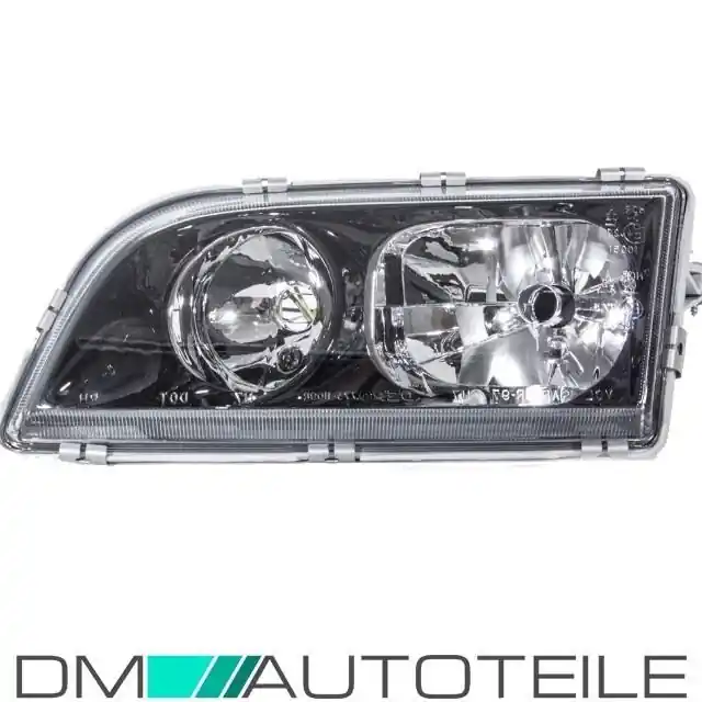 Set Volvo V40 S40 left headlight black Facelift 00-04 H7/H7 Bestseller