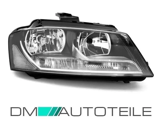 Top-Preis Audi A3 8P 8PA Scheinwerfer Rechts Klarglas Facelift 08-12 H7/H7 +Tagfahrlicht