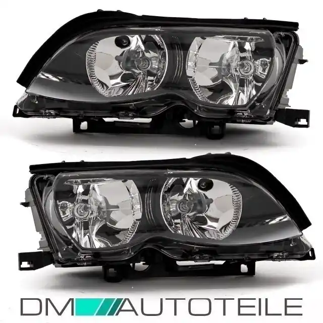 2x H7/H7 Scheinwerfer +Blinker Weiß 01-05 Facelift Original Optik passt für E46 Sonderaktion