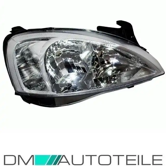 Billig Opel (Vauxhall) Corsa C Combo clear glass headlights right 00-03 H7/H7 Valeo System