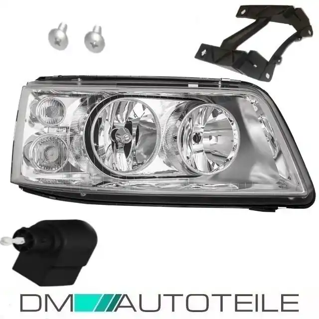 Preiswert Scheinwerfer Rechts passt für VW T5 Multivan Transporter H7/H1 Chrom Klarglas