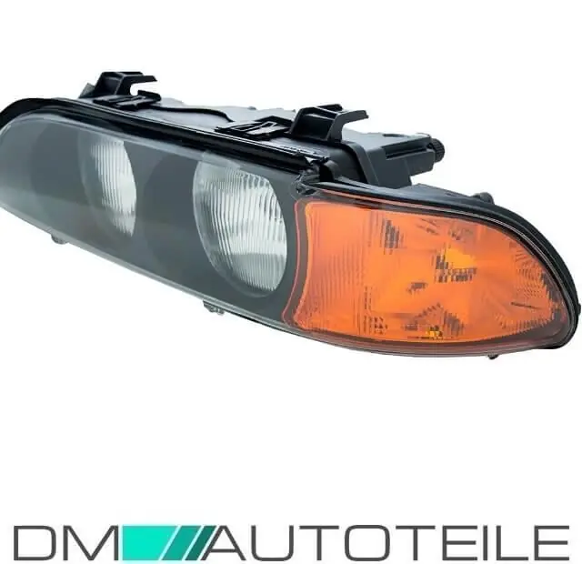 Direktkauf left headlight 95-00 indicator yellow H7/HB3 Halogen LHD fits on BMW E39