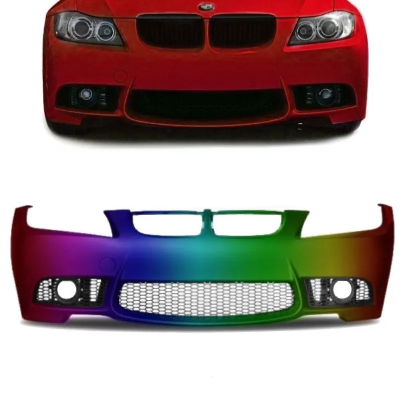 Günstig LACKIERT ABS Stoßstange vorne Evo Look ABS passt für BMW 3er E90 E91 bj 05-08