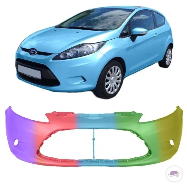Ford Fiesta JA8 Front Bumper without fog lights 08-12 PAINTED Highlight