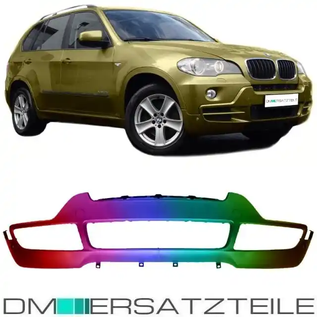 Set BMW X5 E70 Front Bumper lower Part PAINTED for PDC Year 01/2007- 03/2010 Preisreduziert