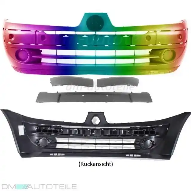 Markenware Set Lackiert Renault Clio Frontstoßstange Bj 01-05 nicht MOD, CAMPUS