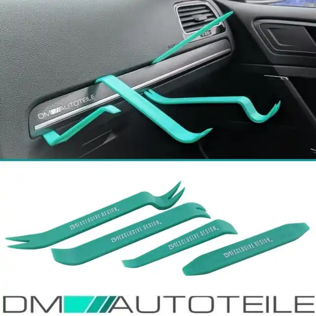 Kunststoffwerkzeug Zierleistenkeil Kunststoffkeil SET Hebel PVC Keile KFZ PKW Nur Für Kurze Zeit