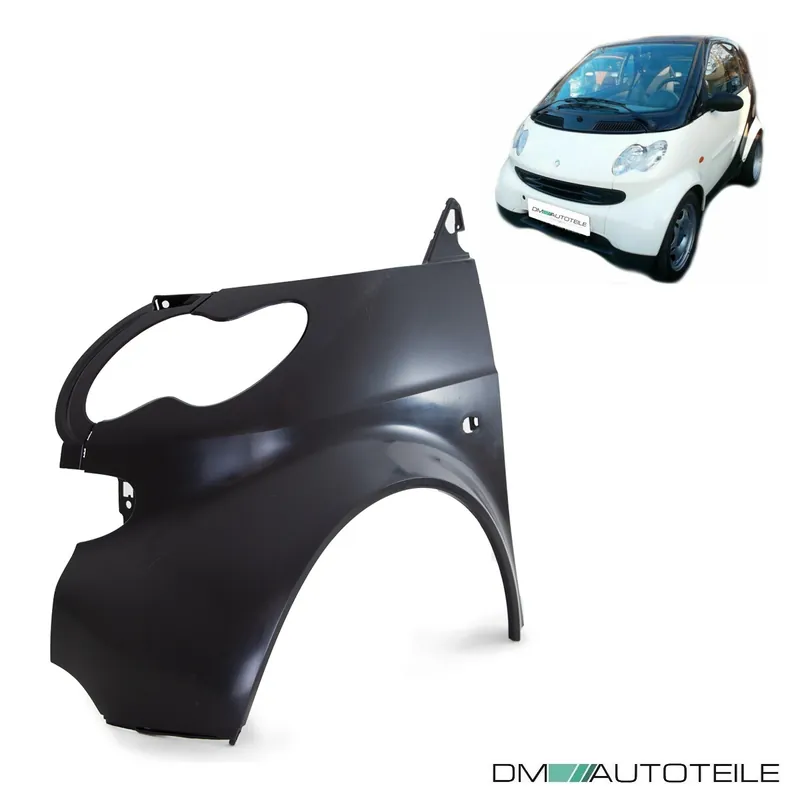 Markenware Kotflügel vorne links mit Blinkerloch passt für Smart Cabrio 02-07
